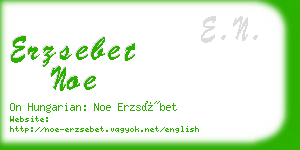 erzsebet noe business card